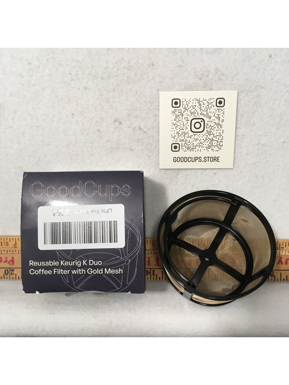 Reusable Keurig K-Duo Coffee Filter - BPA FREE Gold Mesh GOOD CUPS